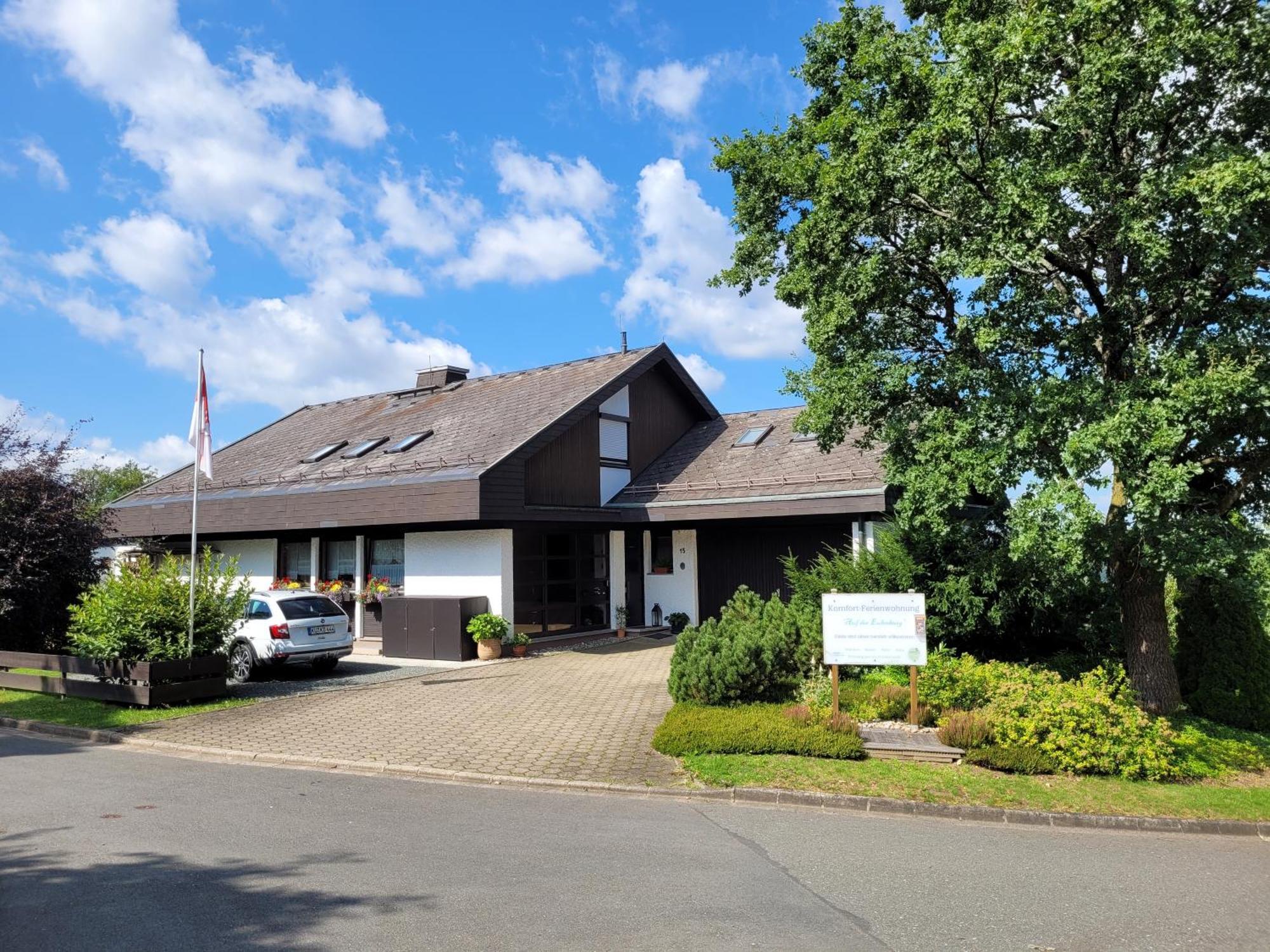 Komfort-Ferienwohnung Auf Der Eulenburg Grafengehaig エクステリア 写真